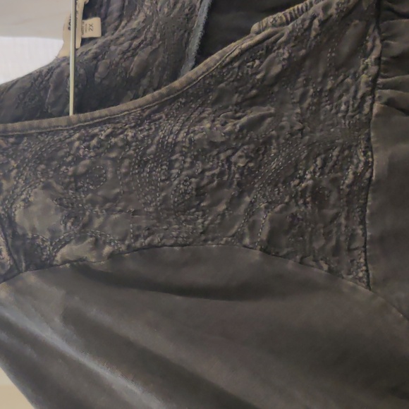 SONOMA Dark Rinse Chambray top-Size 2X - Picture 4 of 5